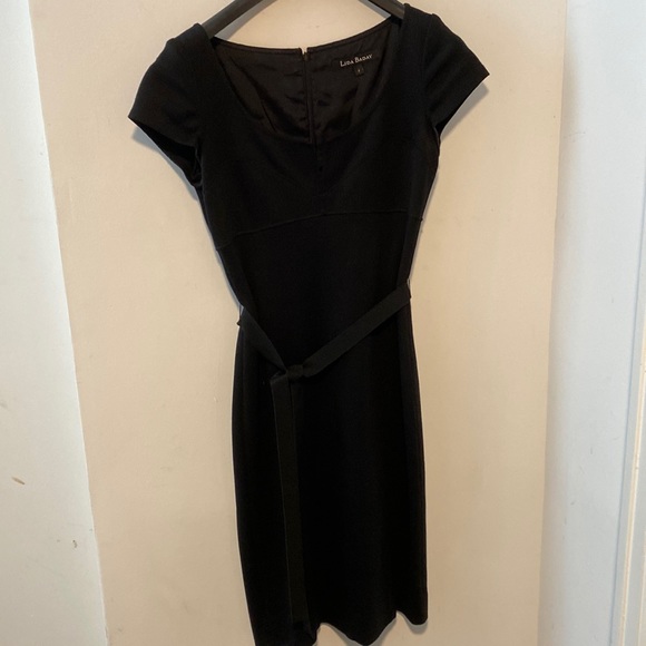 Lida Baday Classic Black Dress Size 4 - Picture 5 of 8